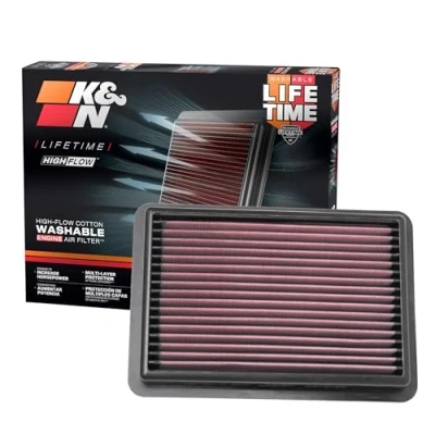 Image of K&amp;N Engine Air Filter: High Performance, Premium, Washable, Replacement Compatible with 2019 2020 MAZDA 3; CX 30, 33 5096