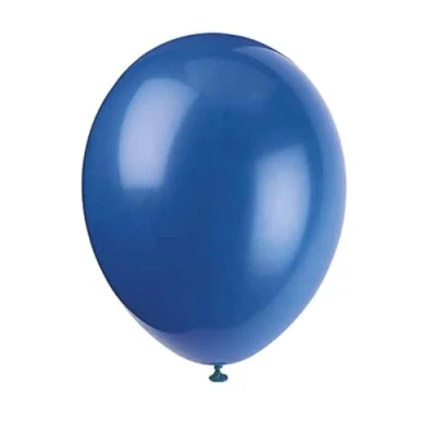 Image of Evening Blue Premium Latex Balloons (30cm) Pack of 10 Party Decorations for Celebrations and Events