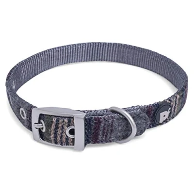 Image of Petface Grey Tweed Collar, Small