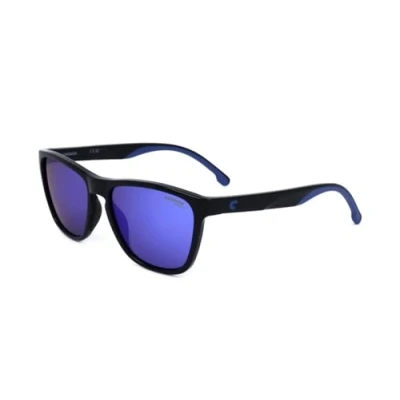Image of Carrera Square Unisex Black Blue Mirror 8058/S One Size