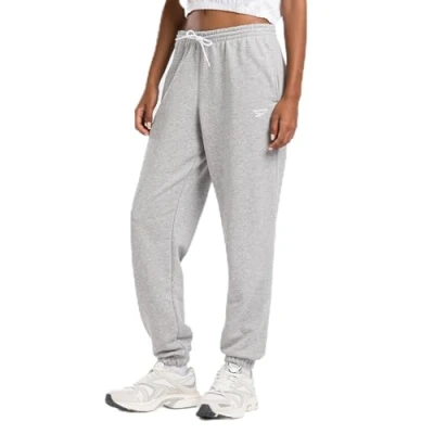 Image of Reebok French Terry PANT Tracksuit bottoms, Women&#039;s, Size: 4/6, Light grey
