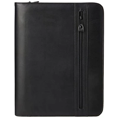 Image of Alassio 30043 LIMONE conference folder A4, imitation leather, black