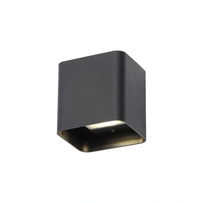 Image of Zink HANA 8W LED Outdoor Up and Down Wall Light Black