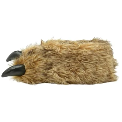 Image of Mens Claw Monster Feet 3D Comfy Novelty Funny Gift Slippers (Brown Claw, 12)