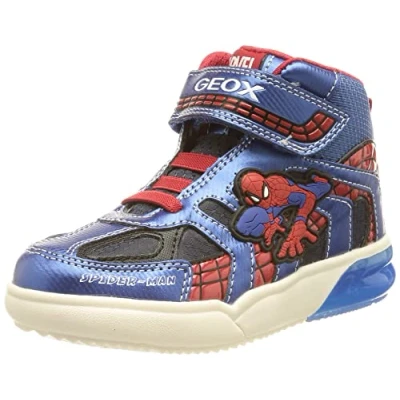 Image of Geox Boy&#039;s J Grayjay Boy C Sneakers, Navy Royal, 11 UK