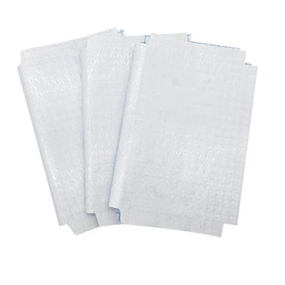 Image of EULANT Pack of 10 Quality Clear Self Adhesive Book Covering Film with Diamond Pattern, Sticky Plastic Books Covers,16K Size for at 19.5 * 26cm