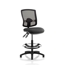 Image of Eclipse Plus II Lever Task Operator Chair Mesh Back Draughtsman Kit