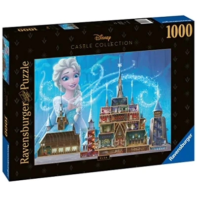 Image of Ravensburger Disney Castles Elsa 1000 Piece Jigsaw Puzzles for Adults and Kids Age 12 Years Up Frozen 2