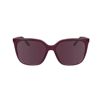 Image of Calvin Klein Sunglasses, Women&#039;s, Size: 56, Cherry rose