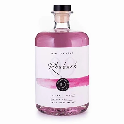 Image of Rhubarb Handmade Gin Liqueur 70cl Classic Premium Craft 20% ABV
