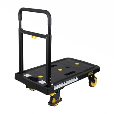 Image of STANLEY FATMAX FXWT 712 Aluminium Platform Trolley, Black / Yellow