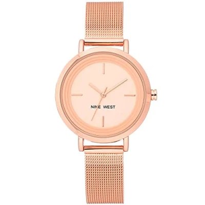 Image of Nine West Women&#039;s Mesh Bracelet Watch