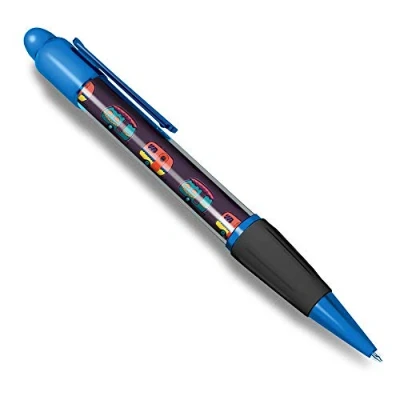 Image of Destination Vinyl ltd 1 x Blue Ballpoint Pen (Black Ink) Fun Caravans Caravan Camping #3172