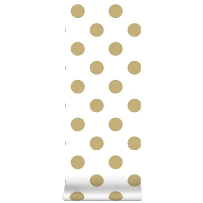 Image of Superfresco Easy Gold Metallic Dotty Luxurious Touch Paste The Wall Wallpaper