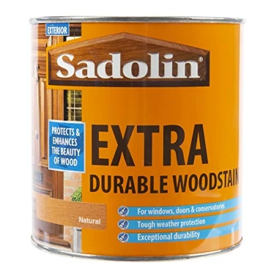 Image of Sadolin EXTRA WOODSTAIN (YELLOW TIN) 1lt Natural