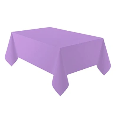 Image of Amscan 9915404 213 Purple Eco Friendly Recyclable Paper Party Table Cover 2.74m