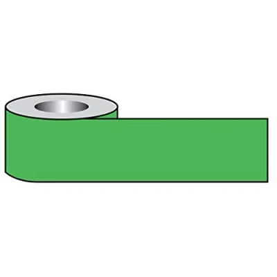 Image of Plain Green barrier tape 200m x 75mm non adhesive polythene