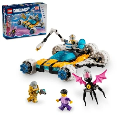 Image of LEGO DREAMZzz Mr. Oz’s Space Car Toy, Transforming Vehicle Building Set, Includes TV Show Minifigures Oz, Albert and Jayden, Shuttle Toy Gift for Boys Girls Aged 8 Up, 71475
