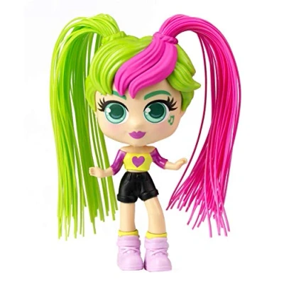 Image of CURLIGIRLS Collectible dolls Kelli Doll Magic hair for endless hairstyles Girl toy gift Accessories included 15 cm 82094