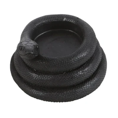 Image of Exquisite Serpent Tealight Holder Elegant Reptile Candle Stand for an Exotic Display