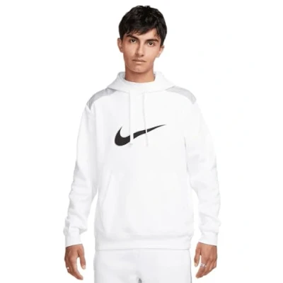 Image of NIKE FN0247 100 M NSW SP FLC HOODIE BB Sweatshirt Men&#039;s WHITE/LT SMOKE GREY Size 2XL