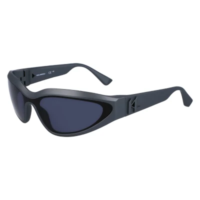 Image of Karl Lagerfeld KL6128S Sunglasses, 024 Metallic Grey, One Size