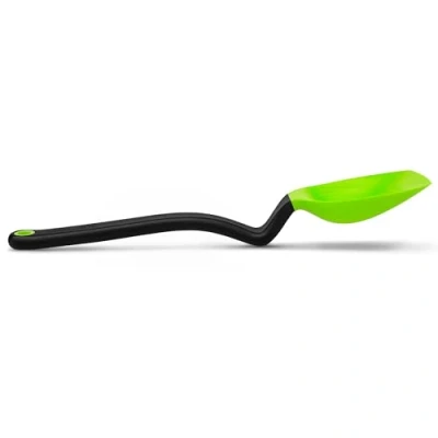 Image of Dreamfarm Supoon Non Stick Silicone Sit Up Scraping &amp; Cooking Multifunctional Spoon with Measuring Lines Kitchen Utensil Green