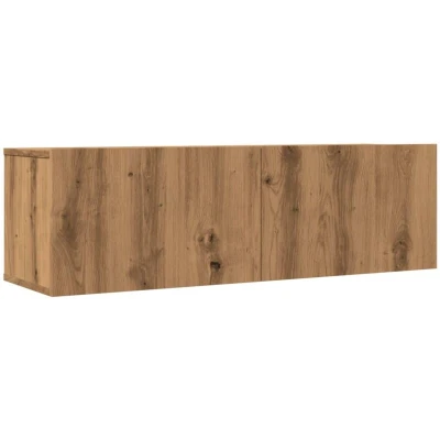 Image of vidaXL TV Cabinets Wall mounted 2 pcs Artisian Oak 100x30x30 cm