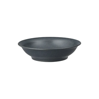 Image of Denby Impression Charcoal Medium Shallow Bowl