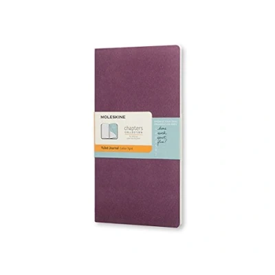 Image of Moleskine Chapters Journal Plum Purple Slim Large Ruled