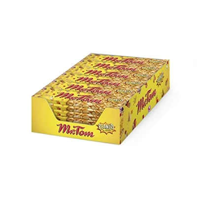 Image of German Mr. Tom Seriously Nutty Peanut Bars 36 x 40 g