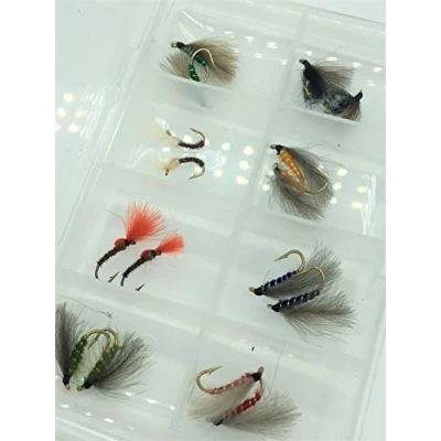Image of BestCity FLY fishing Trout CDC EMERGERS F tied with 16 Flies sizes 10 14#317