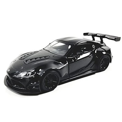 Image of KiNSMART Toyota GR Supra Concept Racing Edition 1/36 Scale Diecast Race Car (Black)