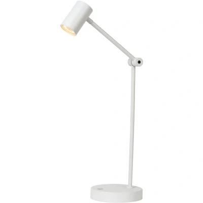 Image of Tipik Modern Rechargeable Floor reading lamp Battery LED Dim. 1x3W 2700K 3 StepDim White