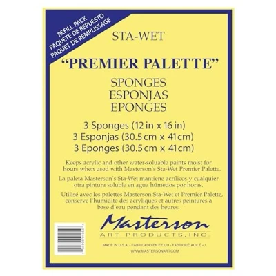 Image of Masterson Sta Wet Premier Sponge Refill 3Pk