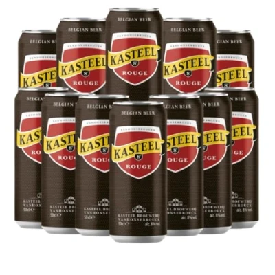 Image of Kasteel Rouge Belgian Cherry Fruit Beer 500ml Cans 8.0% ABV (12 Pack)
