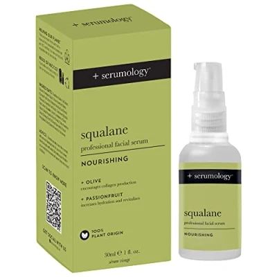 Image of SERUMOLOGY SQUALANE Professional Face Serum 30ml, 100% Plant Based Natural Skincare Nourishing