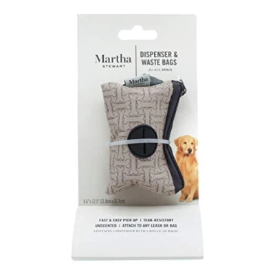 Image of Martha Stewart Dispenser with 30 Waste Bags/2 Rolls