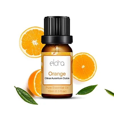 Image of Elora 10ml Orange Essential Oil 100% Pure Natural Oils for Diffusers and Aromatherapy Home