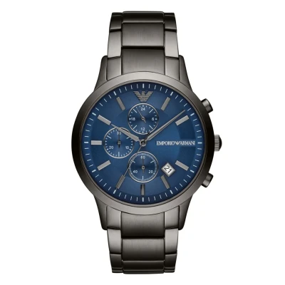 Image of Emporio Armani Mens&#039; Chronograph Watch AR11215 Silver Metal One Size
