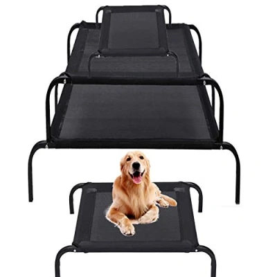 Image of Lucn Elevated Pet Sleep Bed Dog Cat Cool Cot Folding Portable Waterproof Raised Cooling Strong and Sturdy Suitable for Indoor or Outdoor (Small)