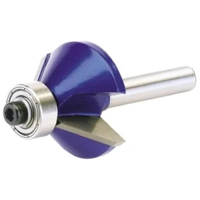 Image of Draper TCT Router Bit, 1/4&quot; Chamfering, 30mm x 45&deg;