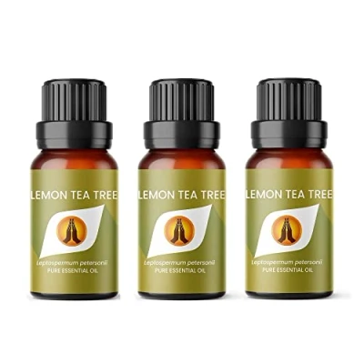 Image of Aroma Energy Lemon Tea Tree Essential Oil 30ml (3 x 10ml Bottles) 100% Pure &amp; Natural