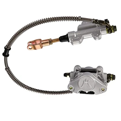 Image of GOOFIT Rear Disc Brake Assembly Master Cylinder Caliper Replacement For 150cc 200cc 250 cc Chinese Taotao ATV Quad