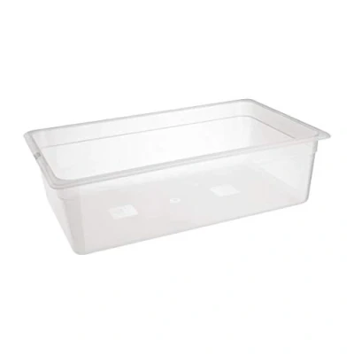 Image of NISBETS Essentials Polypropylene 1/1 Gastronorm Container without Lid 150mm