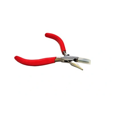 Image of Proops External Half Round/Flat Nylon Jaw Wire Forming Shaping Pliers (J2031). Free UK Postage.