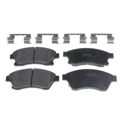 Image of 013301207 Brake pad set BLUE PRINT ADG042124 Front Axle with acoustic wear warning VAUXHALL: Astra Mk6, Mk6 GTC, Kombi