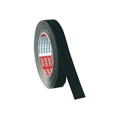Image of Tesa 4651, 19 mm x 25 M Indoor and Outdoor Black Adhesive Tape