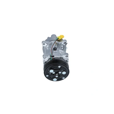 Image of 6453CR, 6453JN, 6453JQ, 6453LQ, 6453LR AC compressor NRF 32198 SD7V16 12V PAG 46 with oil, seal ring PEUGEOT: 3008 I, 5008 I