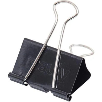 Image of Maul Maulys 2155190 Fold Back Clips 51 mm Pack of 6 Black